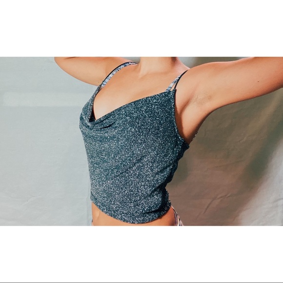 Sparkly tank crop top - Picture 2 of 4
